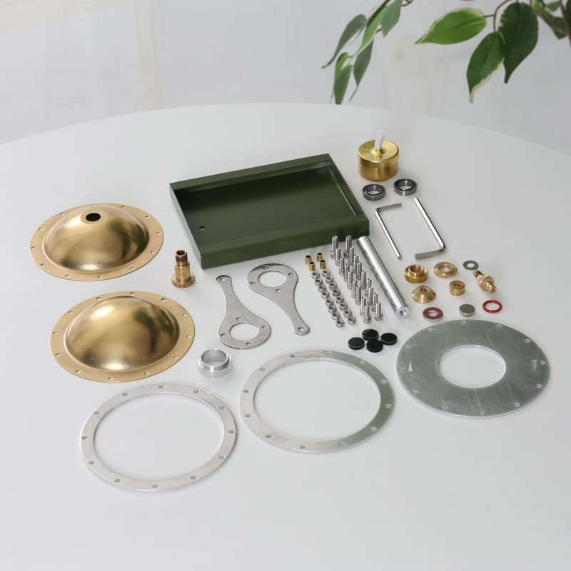 Moteur de moteur Stirling à air chaud à suspension par rotation d'ovni Générateur de chaleur et d'électricité à vapeur Modèle éducatif de kits de jouets