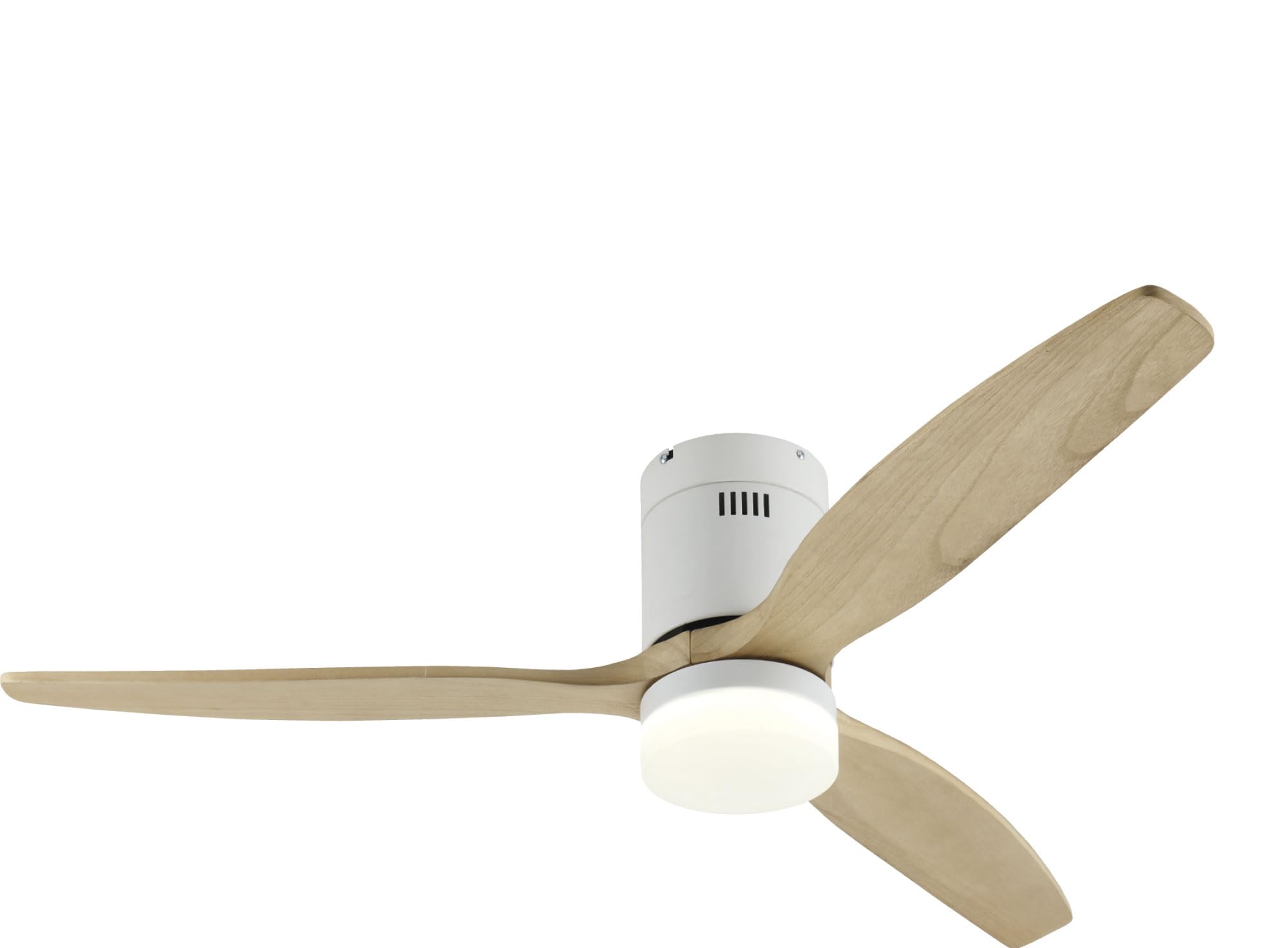 Corberó - Ventilador de Techo con Luz LED 132 cm | CVTGHC4 |Silencioso | 6 Velocidades | Diseño Nórdico | Temporizador|Mando a Distancia | Modo Verano - Inverno |Aspas de Madera Clara