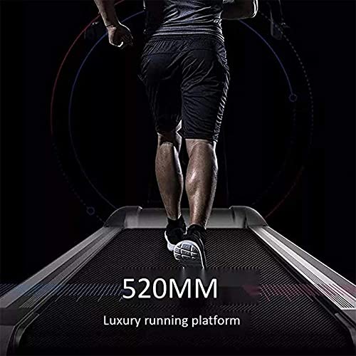 Image of Folding Treadmill Electric Motorized Power Walking Jogging Running Exercise Fitness Machine Trainer Equipment for Home Gym Office Space Saver