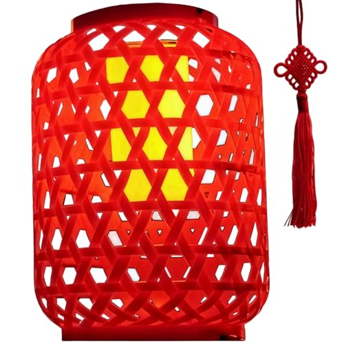 Lanterne solaire en rotin pour illuminer vos soirées d'été sur la terrasse