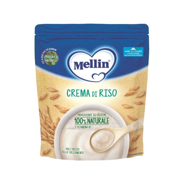Crema di Riso, prima Infanzia con MeIlin ! Pack 5 × 200 gr