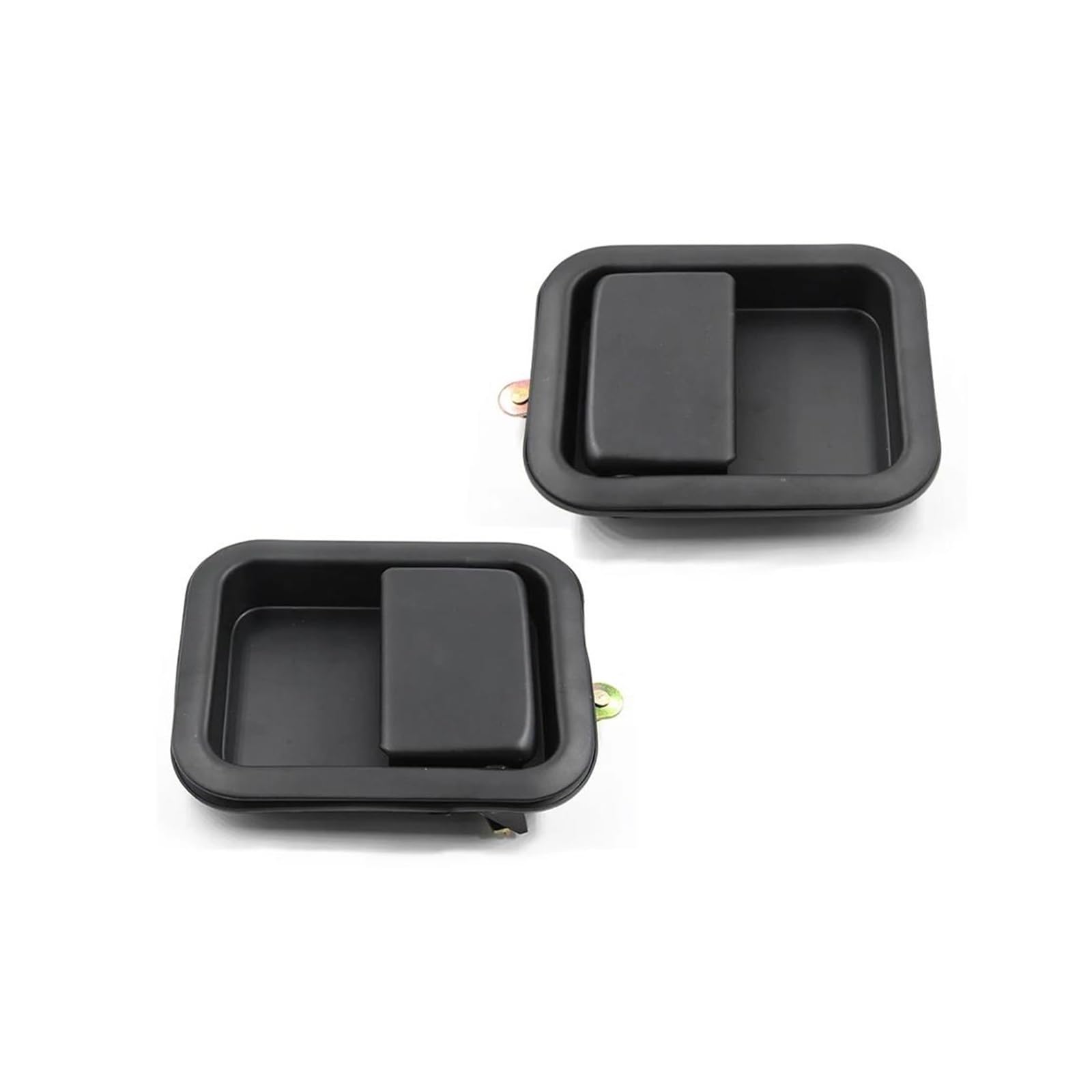 Byskjz 1 Pair Car Exterior Door Handle For Jeep For Wrangler Car Interior And Exterior Door Handle Kit Front Lh And Rh Side 55176383Ae 55176382Ae(1 Pair)