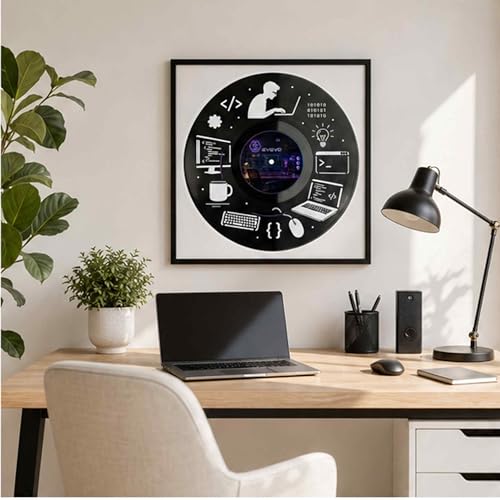 Décoration murale en vinyle pour personnaliser votre bureau d'informaticien - 2