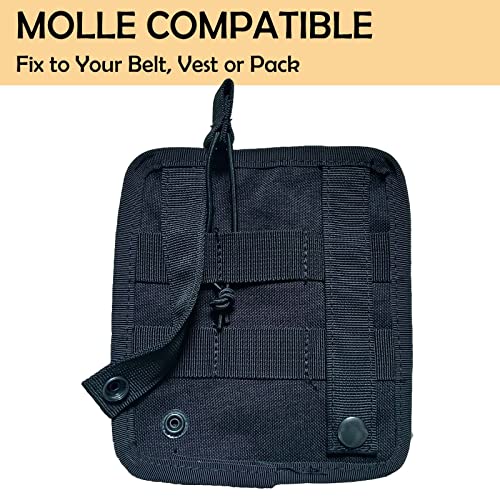 Molle Mag Pouch With Flashlight Holster Tactical Single Magazine Holder Carrier For Rifle And Pistol Accessories #TOP4