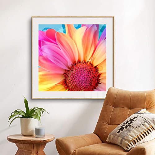 HSENJT DIY 5D Diamond Art Painting Kits for Adult,14x14inch Gerbera Flower Diamond Art,Full Round Drill Diamonds Paint Kits Perfect for Relaxation and Home Wall Decor Gift(35cmX35cm) by HSENJT - Image 8