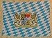 Produktbild Buddel-Bini Flagge Fahne ca. 90x150 cm : Bayern mit Löwe Wappen bayerische Bayernflagge