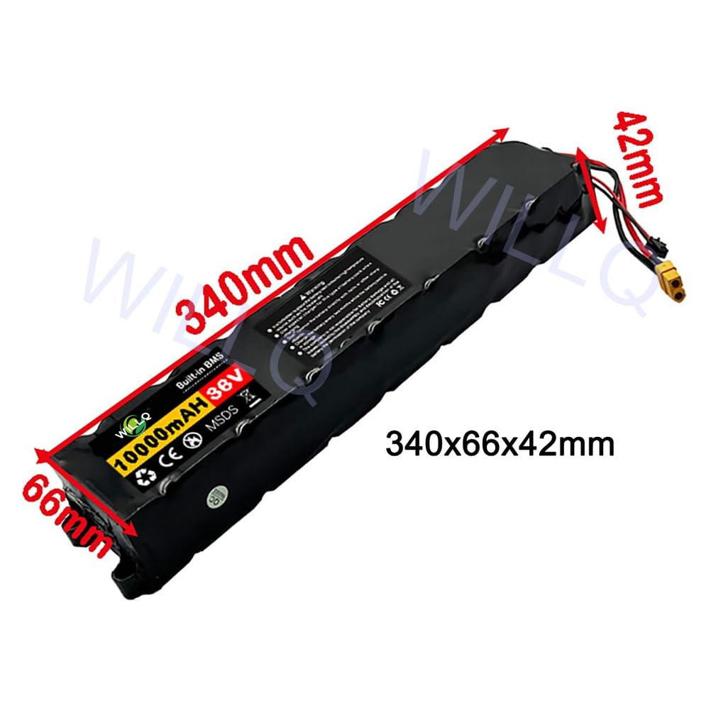Batteria al litio da 36 Volt 36V 10Ah/10000mAh per monopattino elettrico