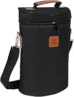 Bel - Bolsa Térmica Malbec Para 2 Garrafas de Vinho Preta