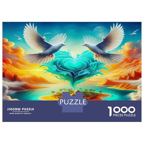 Puzzle de 1000 piezas de papel premium con acabado artístico de Isla Fantástica 2