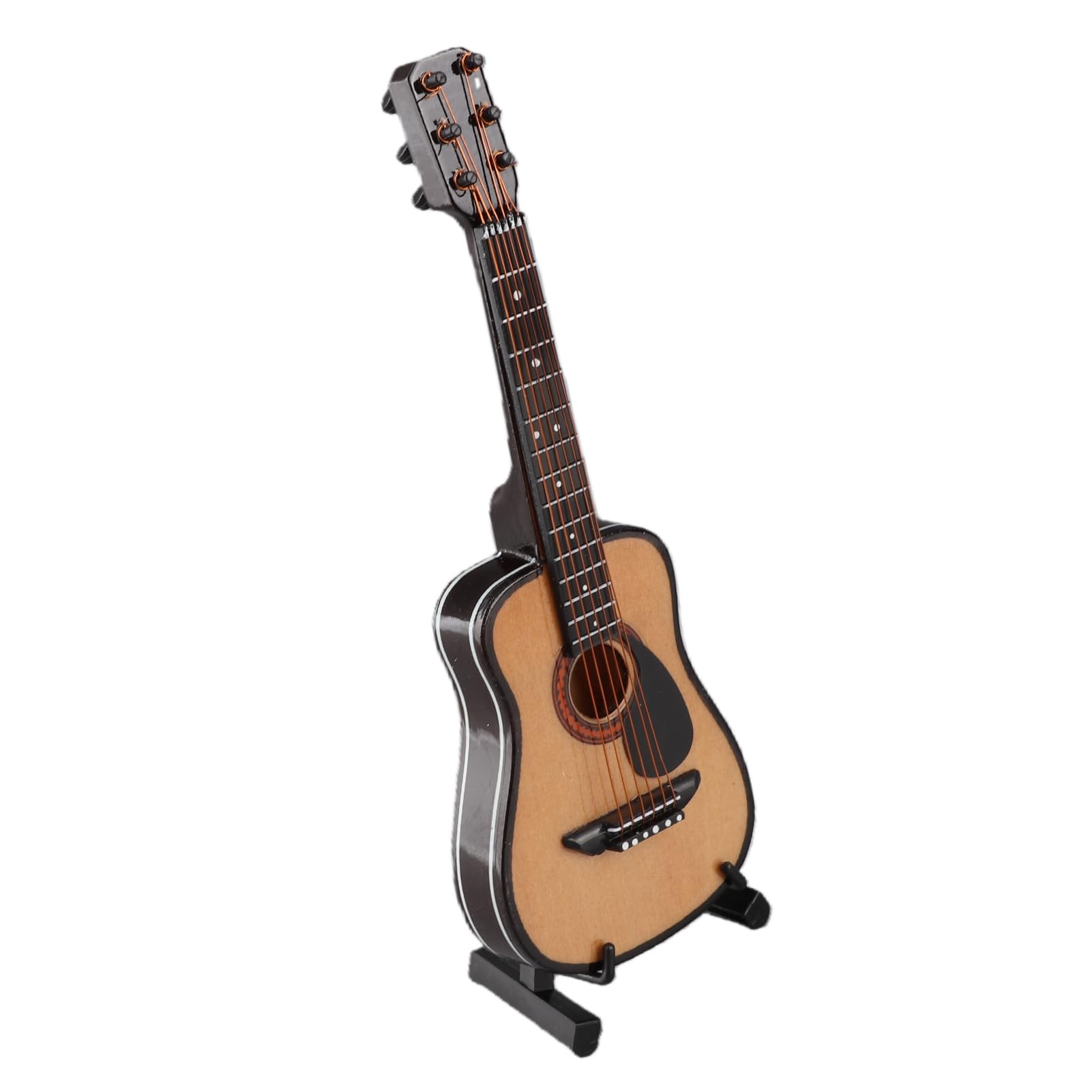 15 cm en Bois Miniature Guitare Ornement Mini Instrument de Musique décor Maison de poupée modèle décoration de la Maison (Noir) Ornaments - Les Beatles, Paul McCartney, John Lennon, RIngo Starr, George Harrison 15 cm en Bois Miniature Guitare Ornement Mini Instrument de Musique décor Maison de poupée modèle décoration de la Maison (Noir) Ornaments