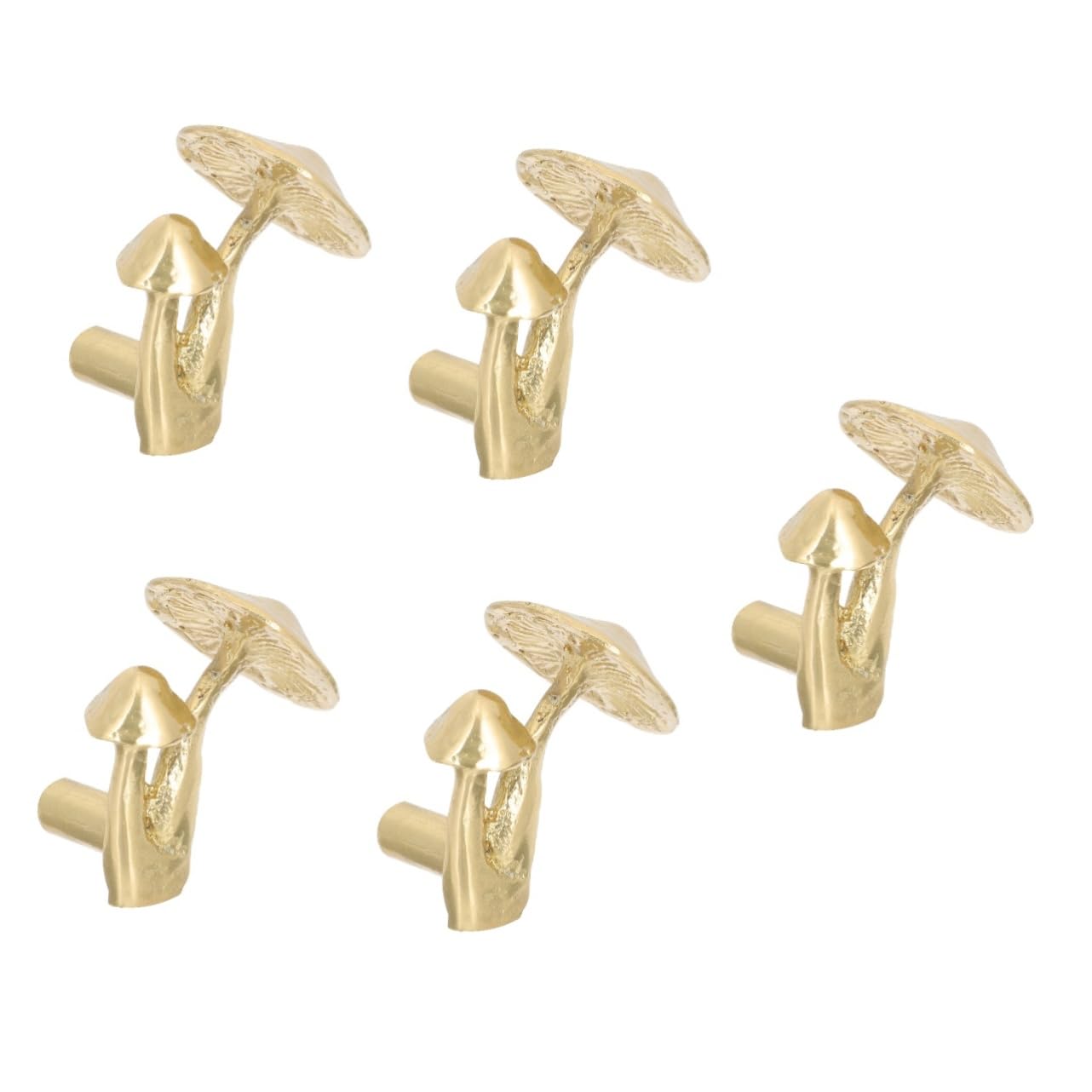 ORFOFE 5 Pezzi Pomelli Per Mobili in Metallo Pomelli Per Cassetti E Porte Stile Fungo Per Mobili Da Cucina
