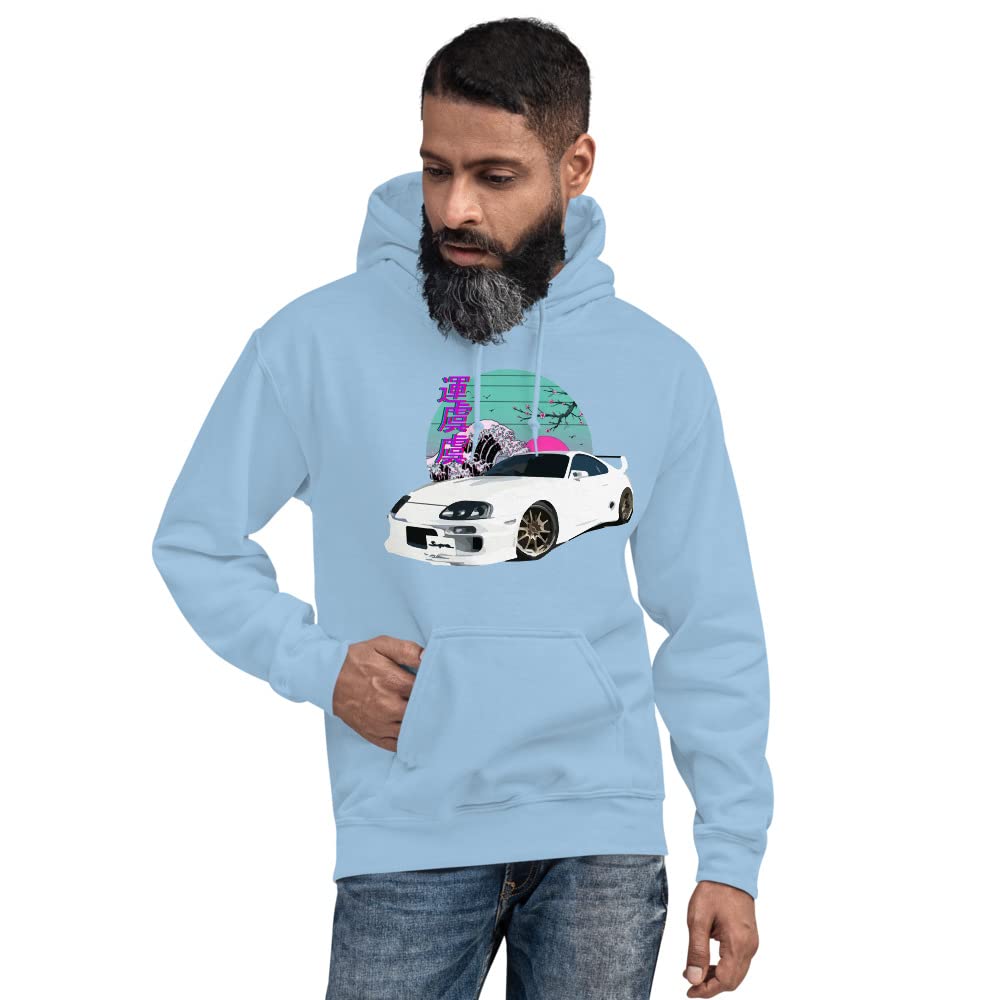 90s JDM Tuning Supra Vaporwave japoński estetyczny dryf wyścigi graficzna bluza z kapturem pulower bluza