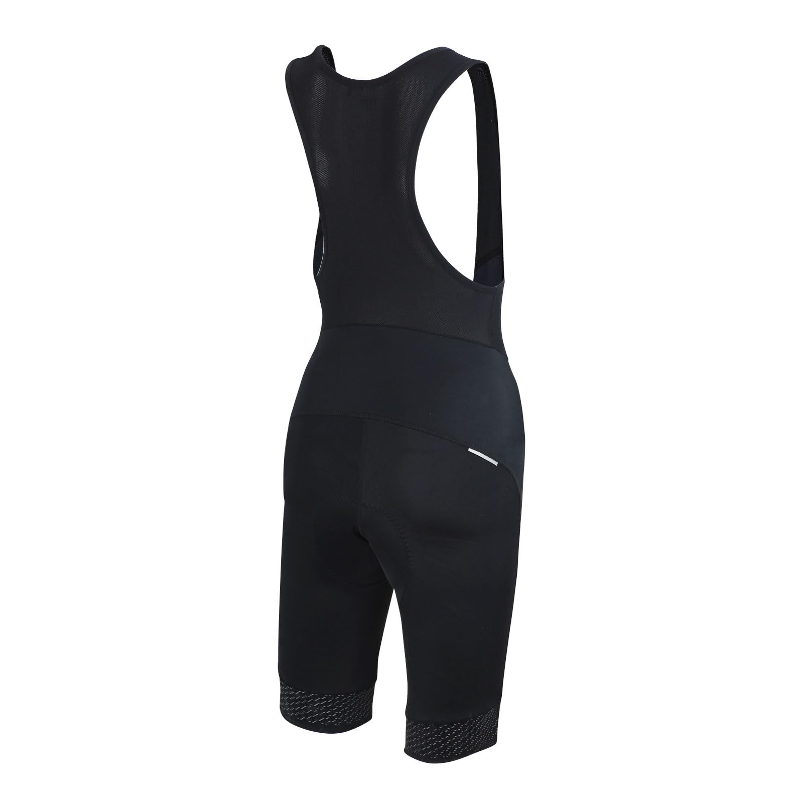 Airtracks Damen Fahrradhose mit Träger Kurz Pro Line - Radhose - Radlerhose - 3D Coolmax gepolstert - Atmungsaktiv - UV Schutz - Schnelltrocknend