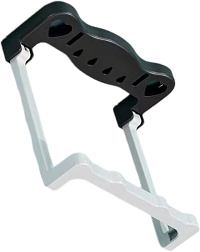 Miniatura 10 de Organizadores de estantes de baño montados en la pared sin perforar para toallas y artículos de tocador, fácil instalación adhesiva Azul