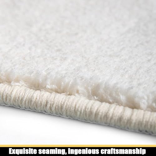 Miniatura 7 de Alfombra de baño ultra suave y pequeña, antideslizante, ovalada, de dibujos animados, para bañera, súper absorbente, lavable, gruesa, felpudo de