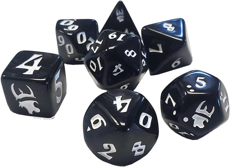 Steve Jackson Games Munchkin Polyhedral Dice Set (Tan/Brown)