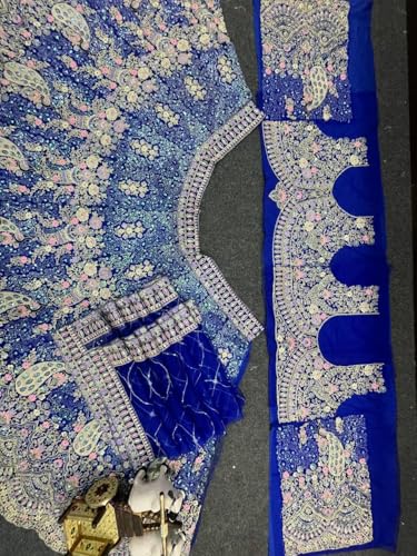 Image of Lehenga choli For Womens and Girls Soft Butterfly Net Lehenga Choli with Coding Sequins Work Dupatta | Semi Stitched Designer Ethnic Set