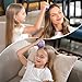 SHINLEA 2 in 1 Scalp Massager Shampoo Brush with Soft Silicone Bristles for Hair Growth and Dandruff Removal, Hair Brush Head Massager Scalp Scrubber Exfoliator for Both Wet and Dry Use (Purple)