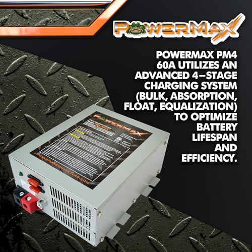 Image of PowerMax PM4-60A 60A Deck Mount RV Converter Charger Lithium