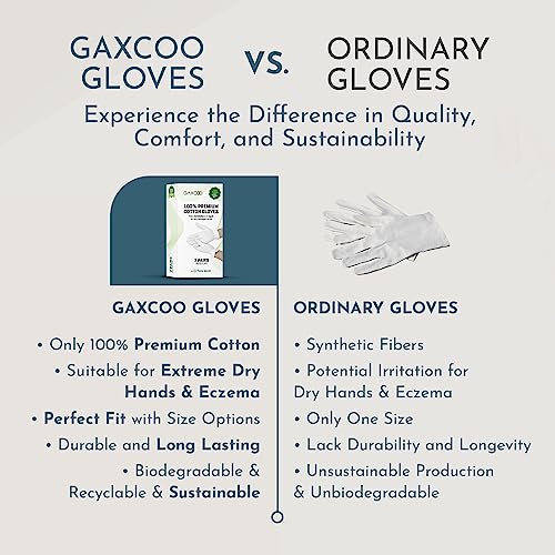 Gaxcoo-100-Premium-Cotton-Moisturizing-Gloves-for-Dry-Hands-Eczema-Overnight-Lotion-Sleep-Spa-Treatment-for-Women-Men-Reusable-Washable-Free-Washing-Bag-Wristband-White-3-Pair
