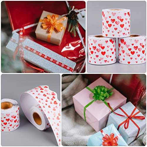 STOBOK 1 Rolo Boletim Do Dia Dos Namorados Bordas Decorativos de Coração Guarnição de Borda Decalque