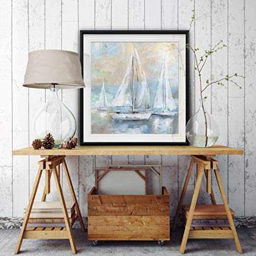 Sail Away Framed Giclee Print - Black Frame - Image 3
