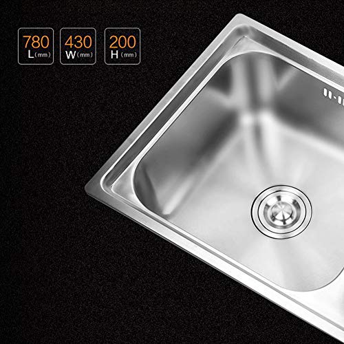 Évier de cuisine double carré en acier inoxydable avec robinet et égouttoir Queiting
