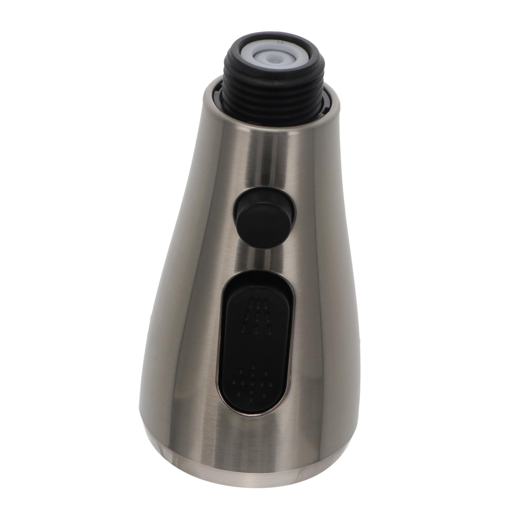 Faucet Shower Head Pull-Out Kitchen Sink Sprayer Nozzle Replacement Brushed Stainless Steel Sink Tap Spray Head for Kitchen Rinser