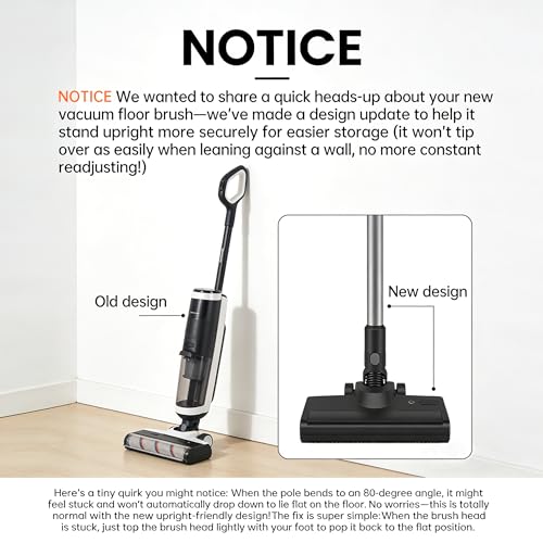 Image of HESTIA Hardwood Floor Attachment for Dyson V7 V8 V11 V15 SV10 SV12 SV14 Cordless Stick Vacuum Cleaners, V-Shaped Roller Brush, LED Headlights, Cleaner Head Replacement Parts