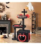 YITAHOME Tall Cactus Cat Tree Tower with Dangling Ball