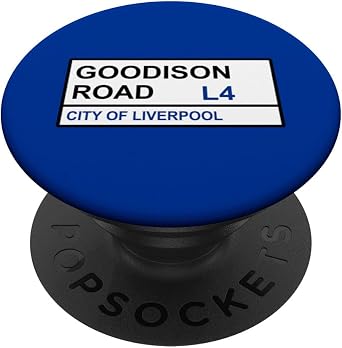 Everton Football Team Goodison Road Street Sign PopSockets Adhesive PopGrip