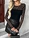 Zeagoo Black Leopard Print Blouses Mesh Sheer Long Sleeve Going Out Tops Fall Fashion Business Casual Work Outfits M