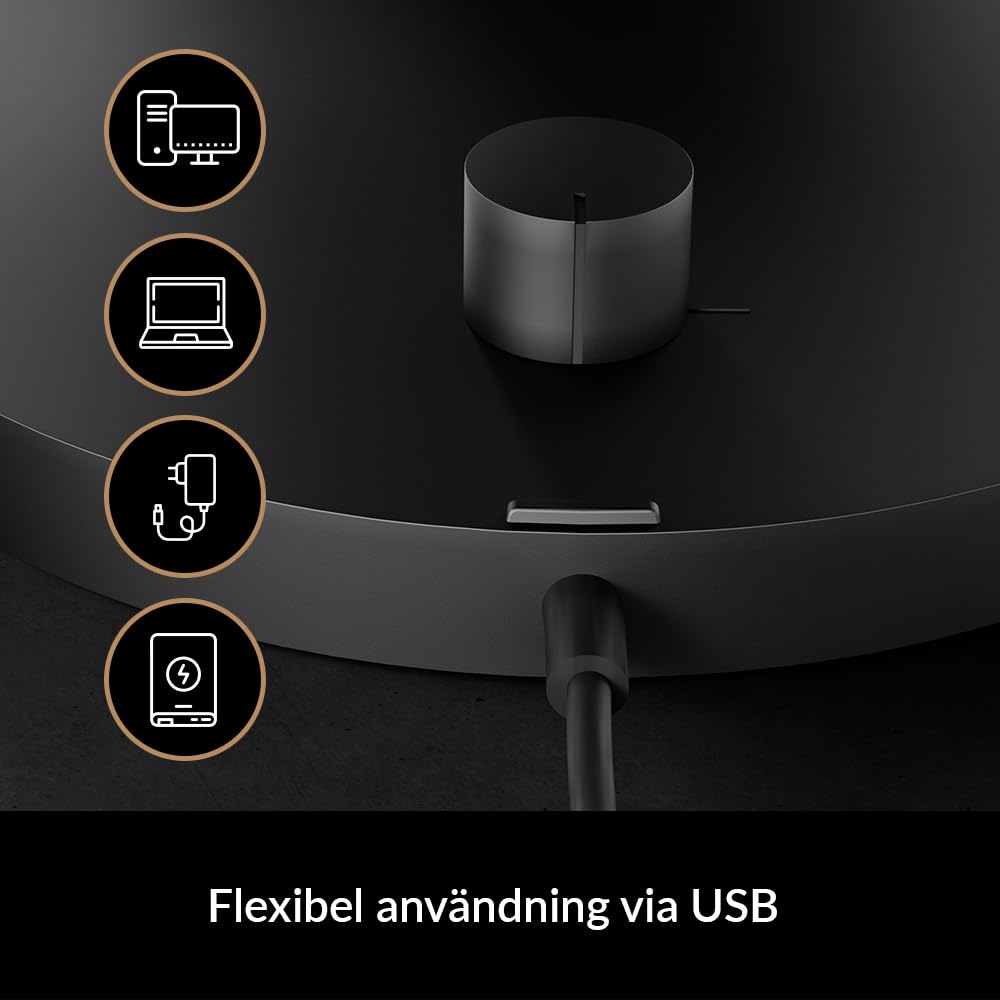 ARCTIC Summair 2Go - Oplaadbare Handventilator met Standaard, Traploze Snelheid, 4-77U Looptijd, USB-C Aansluiting (incl. USB-A Kabel) - Wit