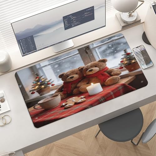 Christmas Joy Desk Pad de caucho 30x60cm impermeable miniatura 6