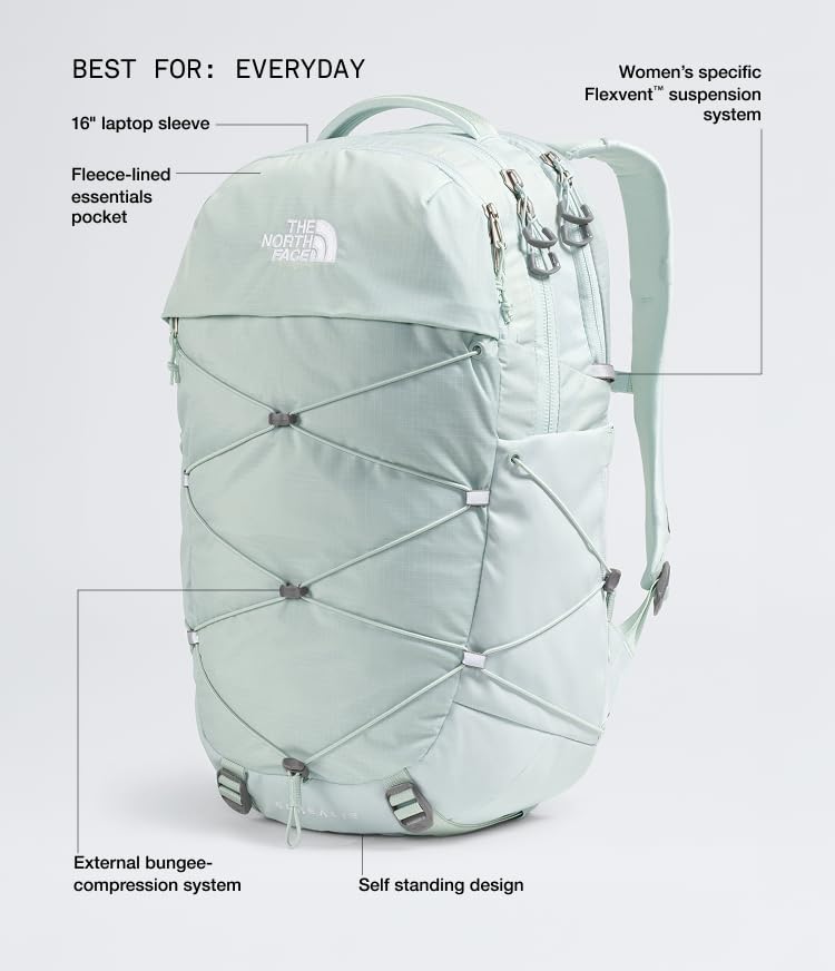 Image of The North Face Women's Borealis Backpack, Opal Frost, OSFA