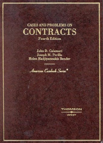 Cases and Problems on Contracts (American Casebook Series)