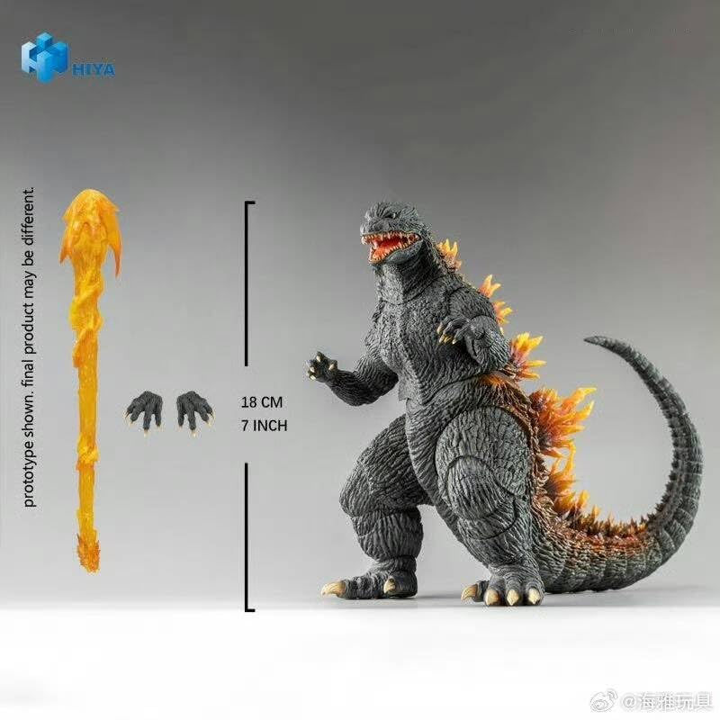 Amazon.co.jp: [Tbmodel] HIYA 18m 熱線 ゴジラ2000 ゴジラ 超可動