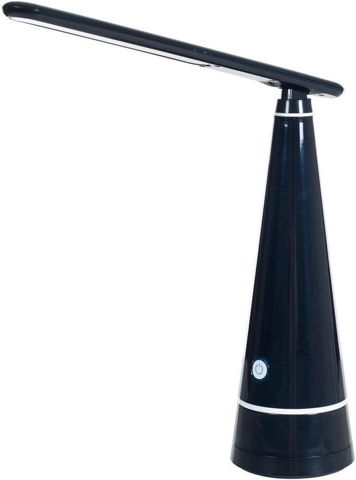 Black Adjustable LED Desk Lamp with Touch Control