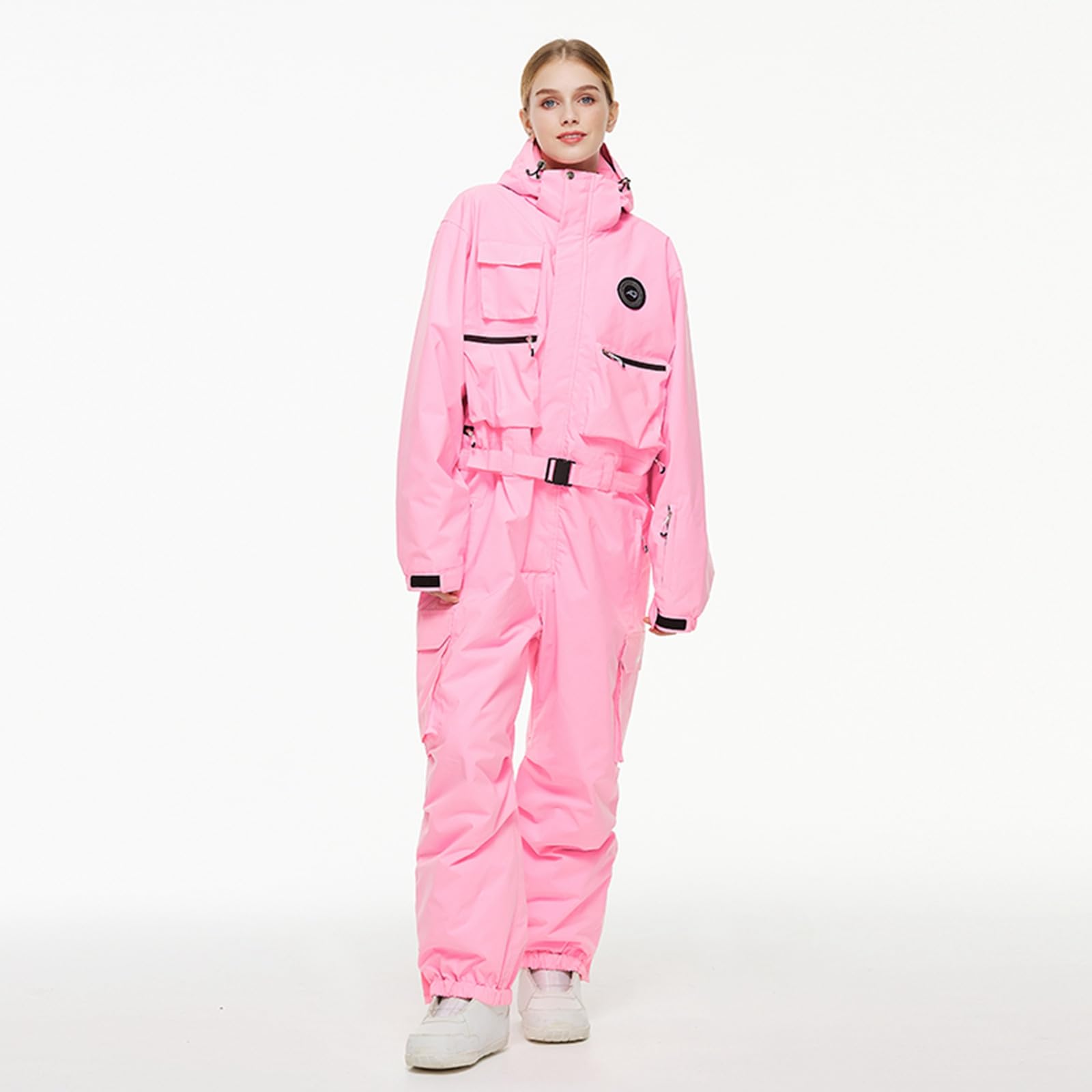 Skianzug Herren Wasserdicht Winddicht Hooded Jumpsuits Ski Anzug Outdoor Jumpsuits Snowboard Anzug Einteilige Skianzüge Isolierter Skioverall Sportanzug