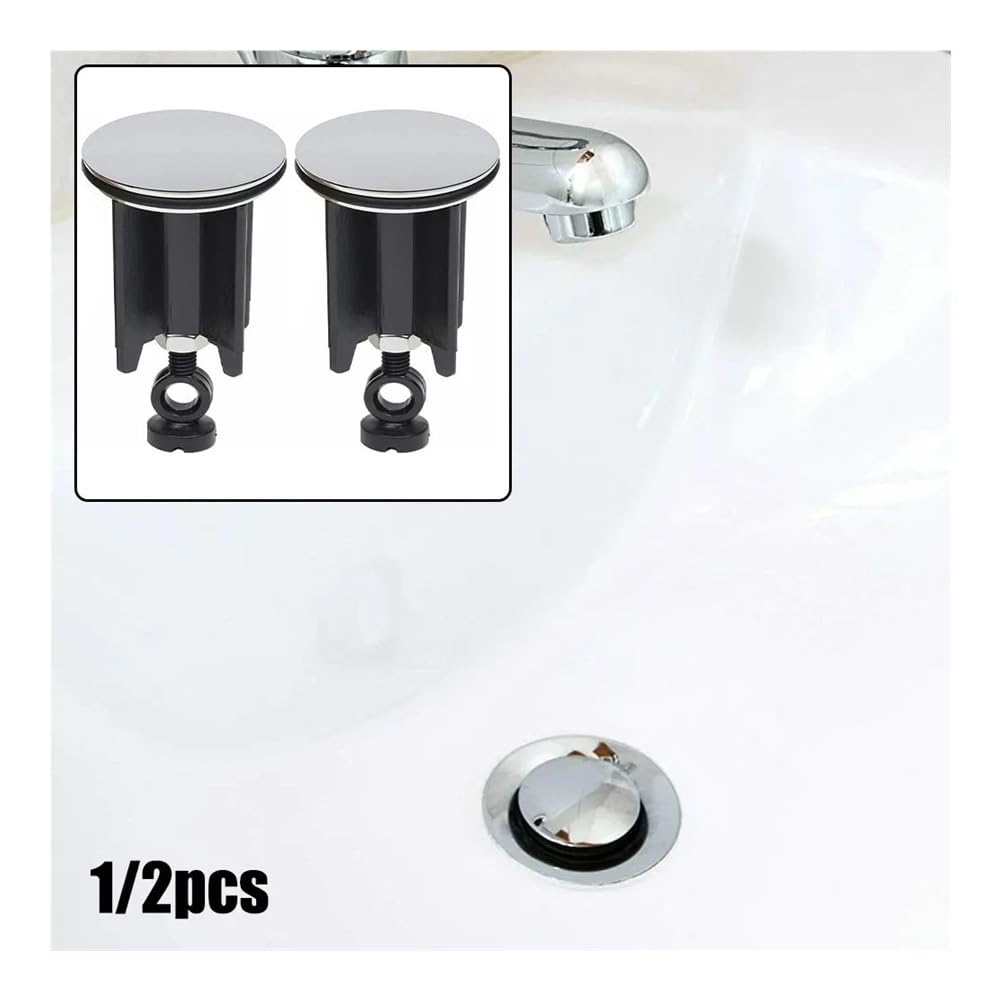 Waschbeckenstöpsel Universal Kupfer Abdeckung Waschbecken Badezimmer 40 mm Pop-Up-Stöpsel Ersatz Ablaufstopfen Badezimmer Wasserhahn Befestigung (5 Stück)