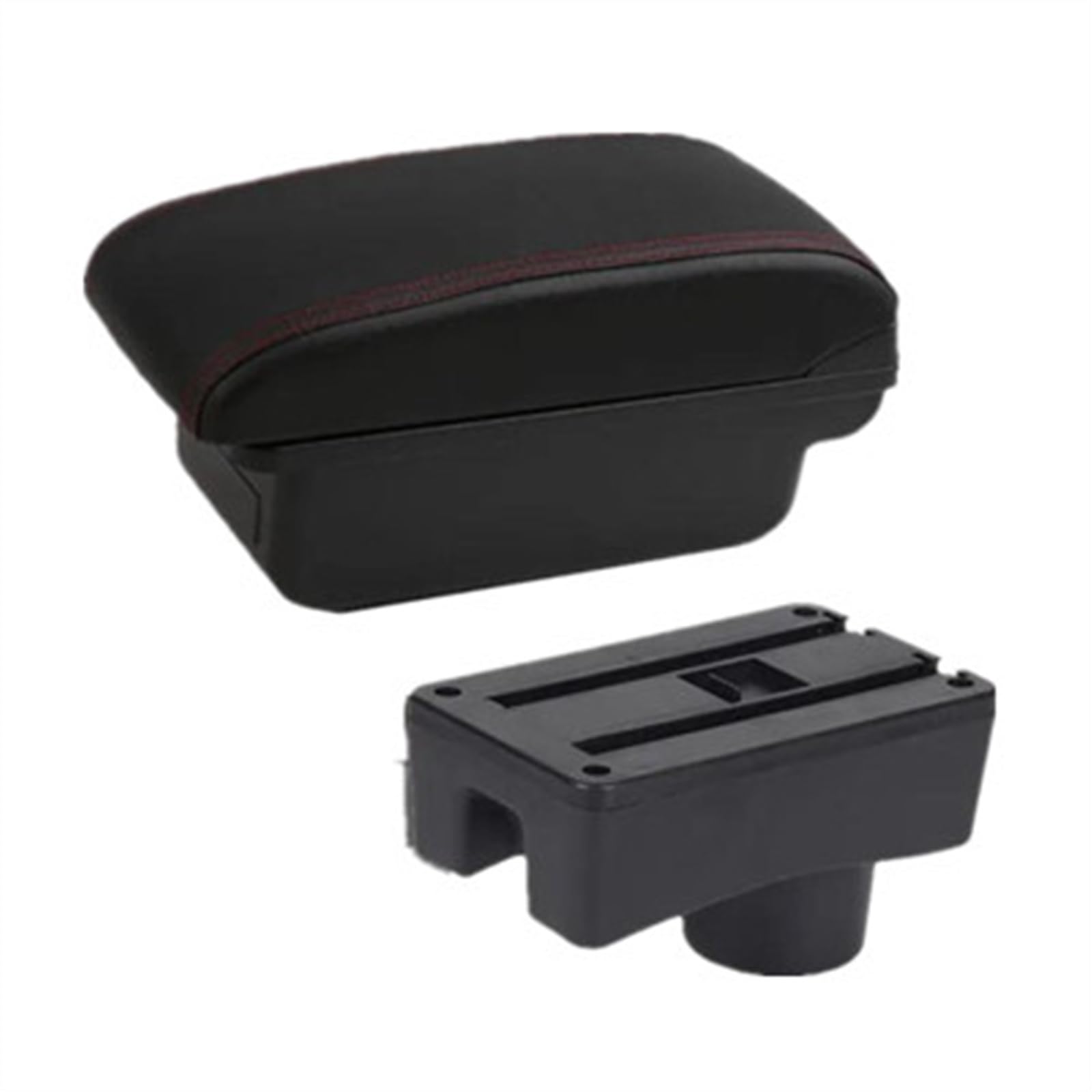 Ysdsls 1 Red Line Car Interior Accessories Center Console Storage Box Multifunctional Armrest For Accent For Tagaz