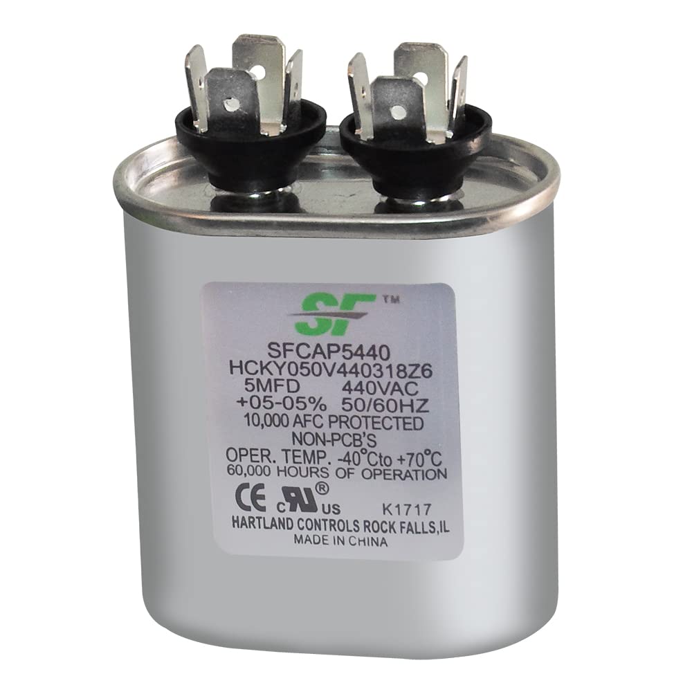 Hartland Controls HCKY050V440318Z6-5MFD 440VAC Oval, SF