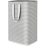 Lifewit Cesto Ropa Sucia, Cesta Ropa Sucia, Cubo Ropa Sucia Plegable con Asas Extendidas, Laundry Basket, Bolsa para Baño, Dormitorio, Lavadero, 75L, Negro