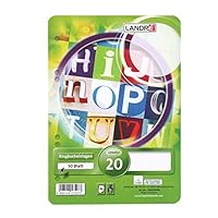 Landré Ringbucheinlagen A5 blanko, 50 Blatt, 70 g/m² Papier, runde Ecken, gelocht