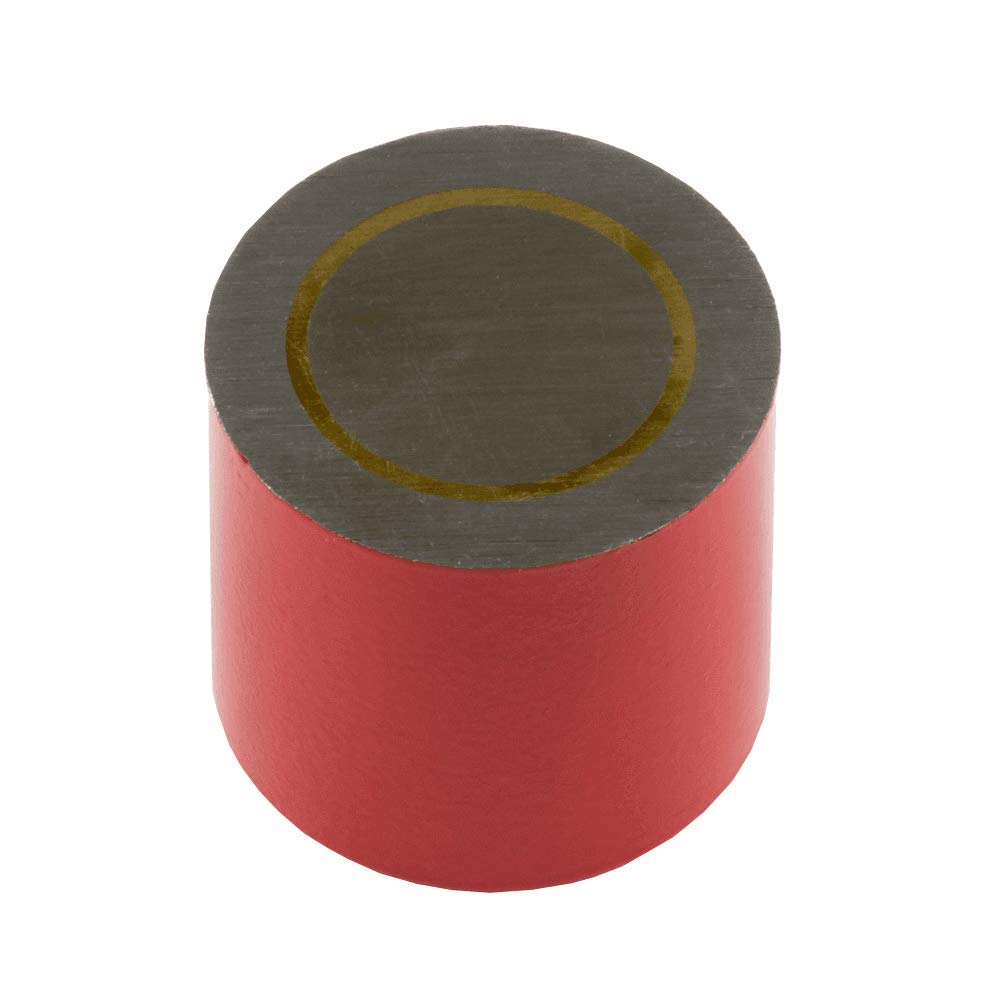 Alnico Pot Deeped Pot Pot Per Applicazioni Altenzione, Ingegneria E Graduttura - Dia 27Mm Dia x 25mm C/W Foro Filettato M6 - Pullo Da 6kg - Pacco Di 4