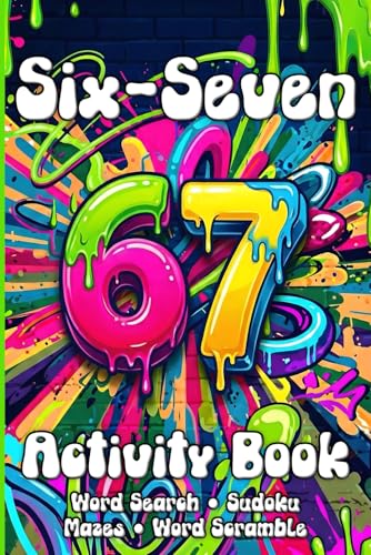 67 Activity Book: Six Seven: Gift For Teens and Tweens Who Want Screen-Free Fun: Word Searches, Sudoku, Mazes & Word Scrambles (67 Word Puzzles) image 2