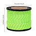 FytStycale Guy Line Rope 50M 4mm Tent Awning Guide Rope Camping Rope Paracord for Canopy Shelter Camping Backpacking Tent Accessory, Bright Green