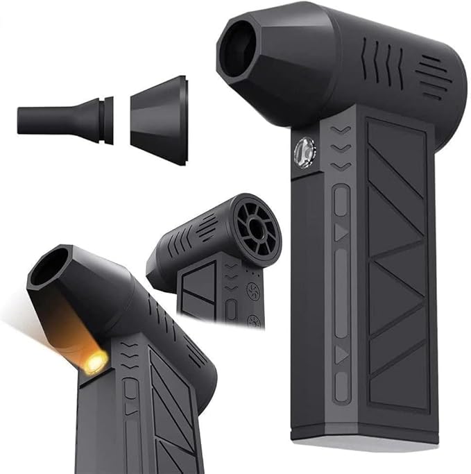 Soprador Pó Aspirador Mini Aspirador Ar Turbofan Soprador Elétrico Portátil Ciclo Três Velocidades para Limpeza Produtos Eletrônicos