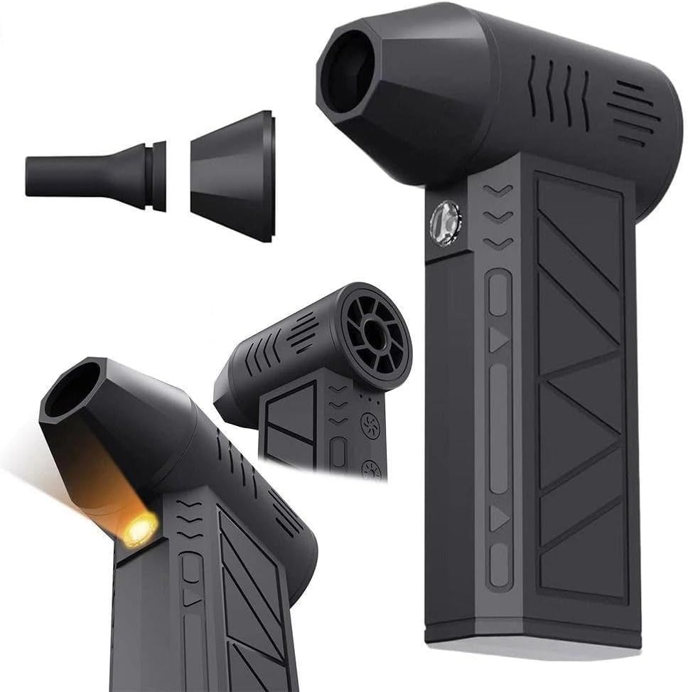 Mini Jet Fan Vento Ultra Forte Soprador Portátil Recarregável 130...