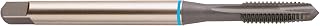 YG-1 O3 Series Super HSS Spiral Pointed Tap, Hardslick Coated, Round Shank with Square End, Plug Chamfer, M5.0-0.8 Thread Size, D4 Tolerance